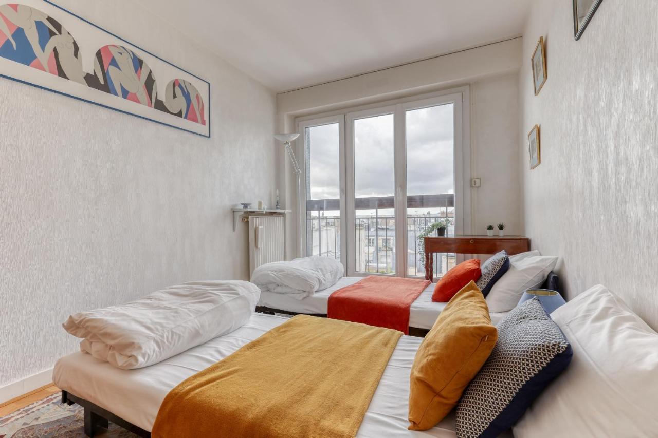 Large And Bright 2 Bdrs Flat With View - Paris 20 Exterior foto